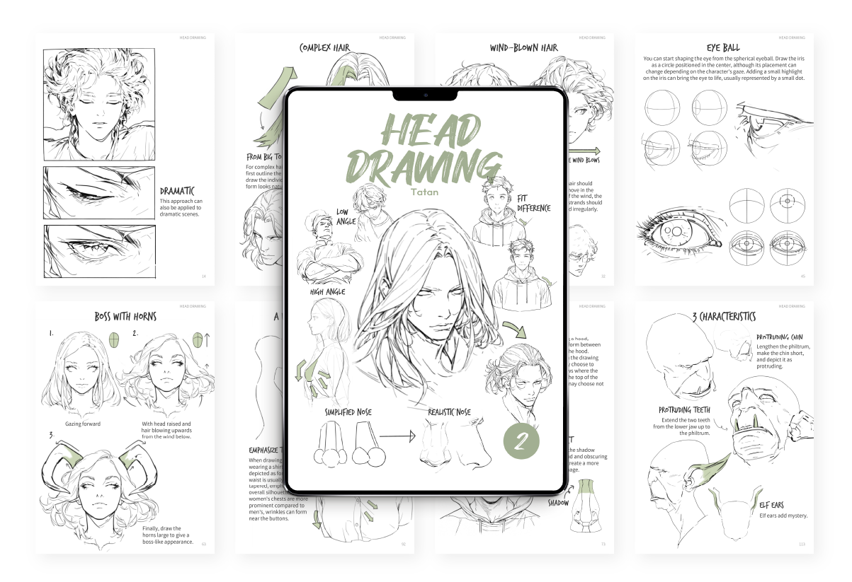 Head Drawing E-BOOK
