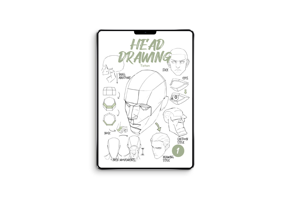 Head Drawing E-BOOK
