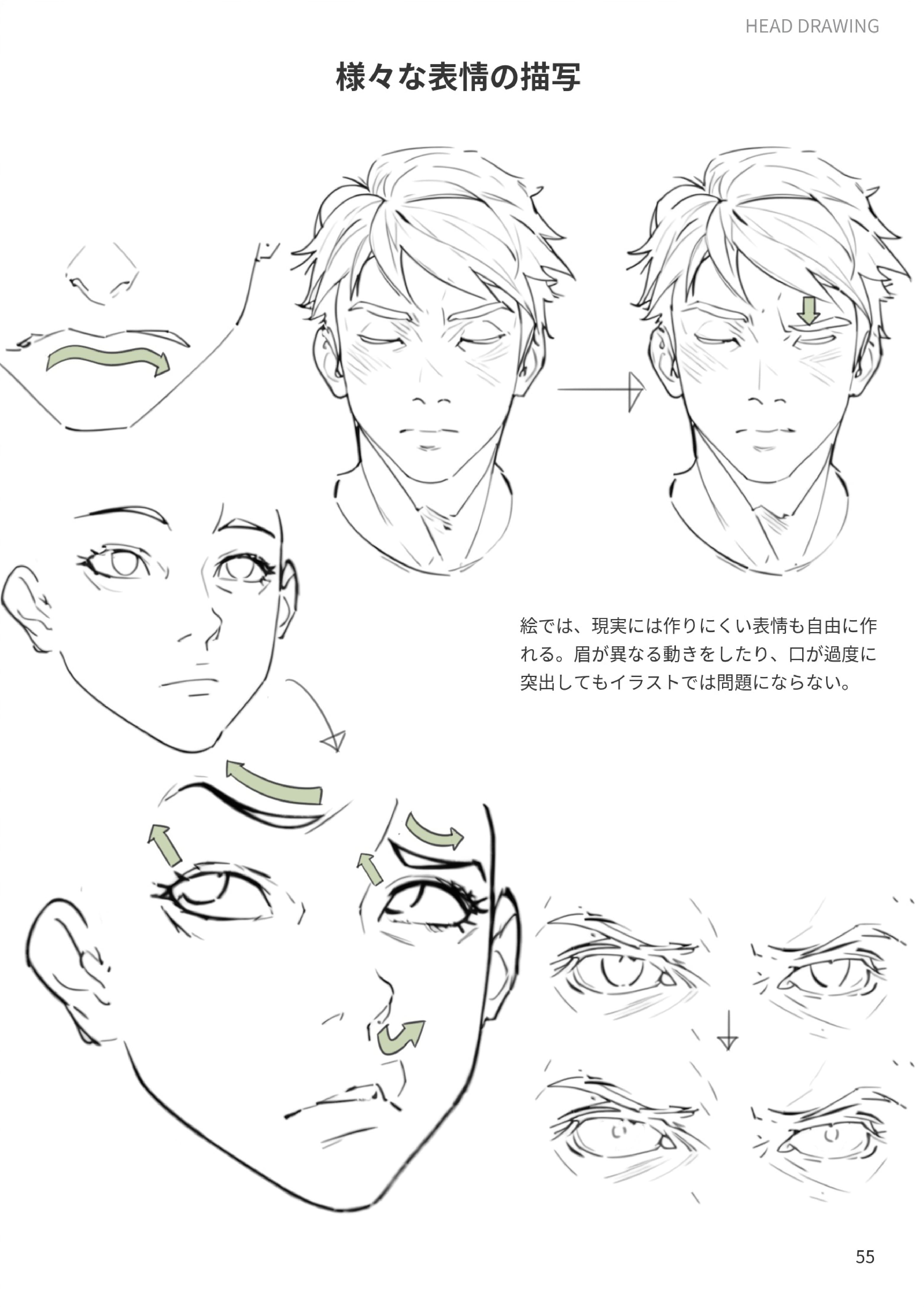 表情豊かなポートレート