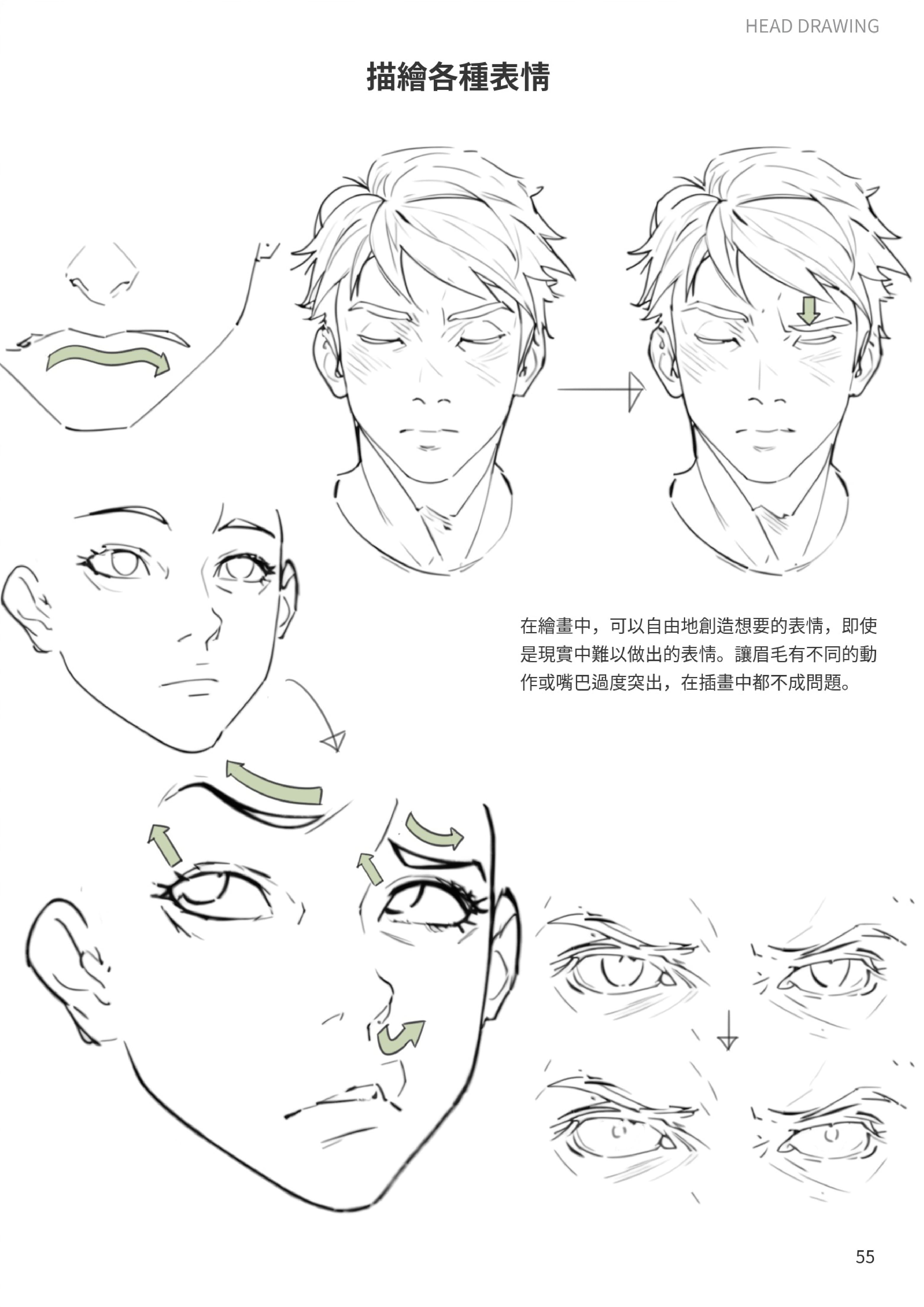 豐富表情的肖像